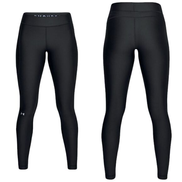 UNDER ARMOUR WOMENS LEGGINGS HeatGear Compression Leggings Black size XS - Picture 5 of 17